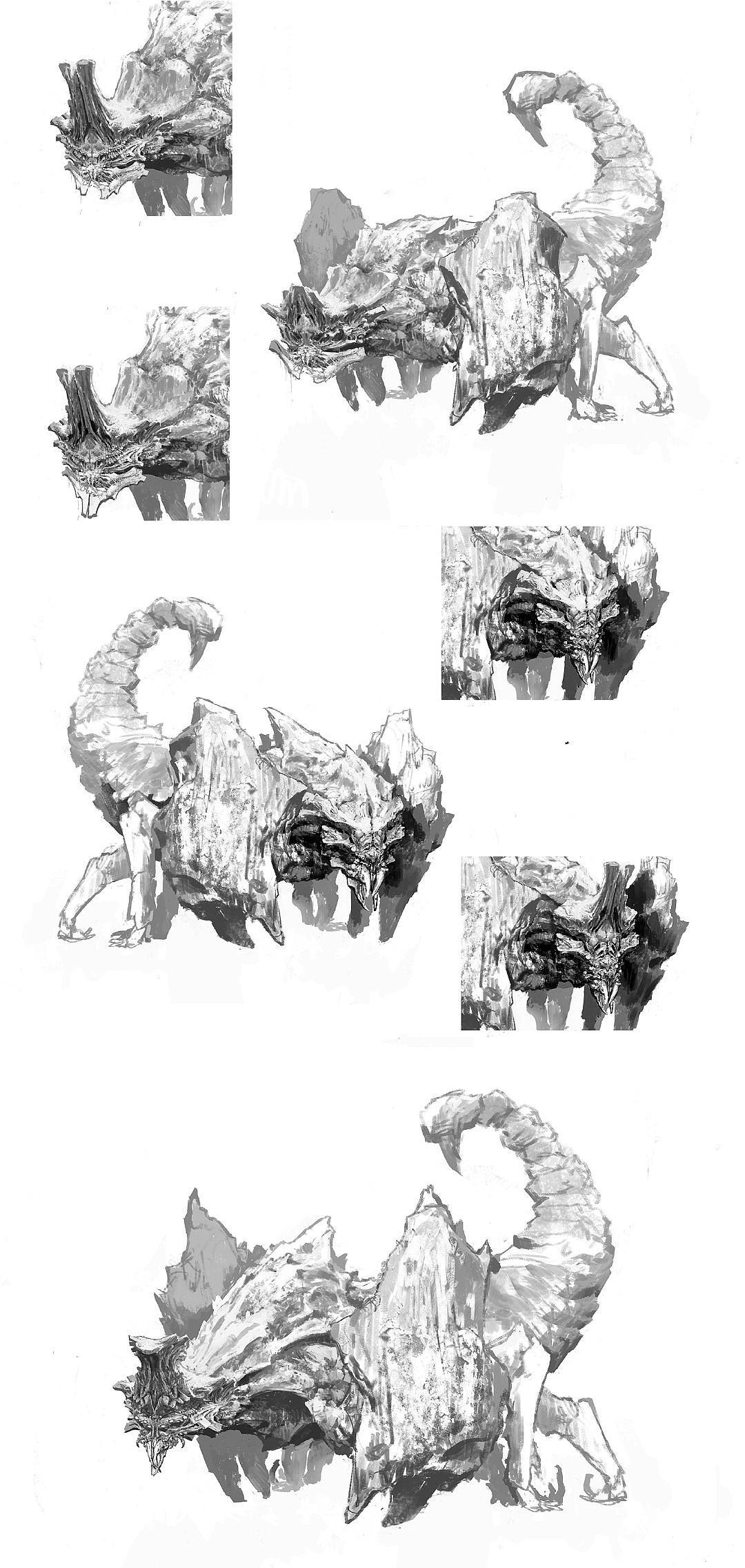 《哥斯拉-怪兽之王》概念设计（图ZMTk4NjI5NjA0） - 设定/分镜 - 站酷设计师天何言工作室原创素材 - 站酷ZCOOL
