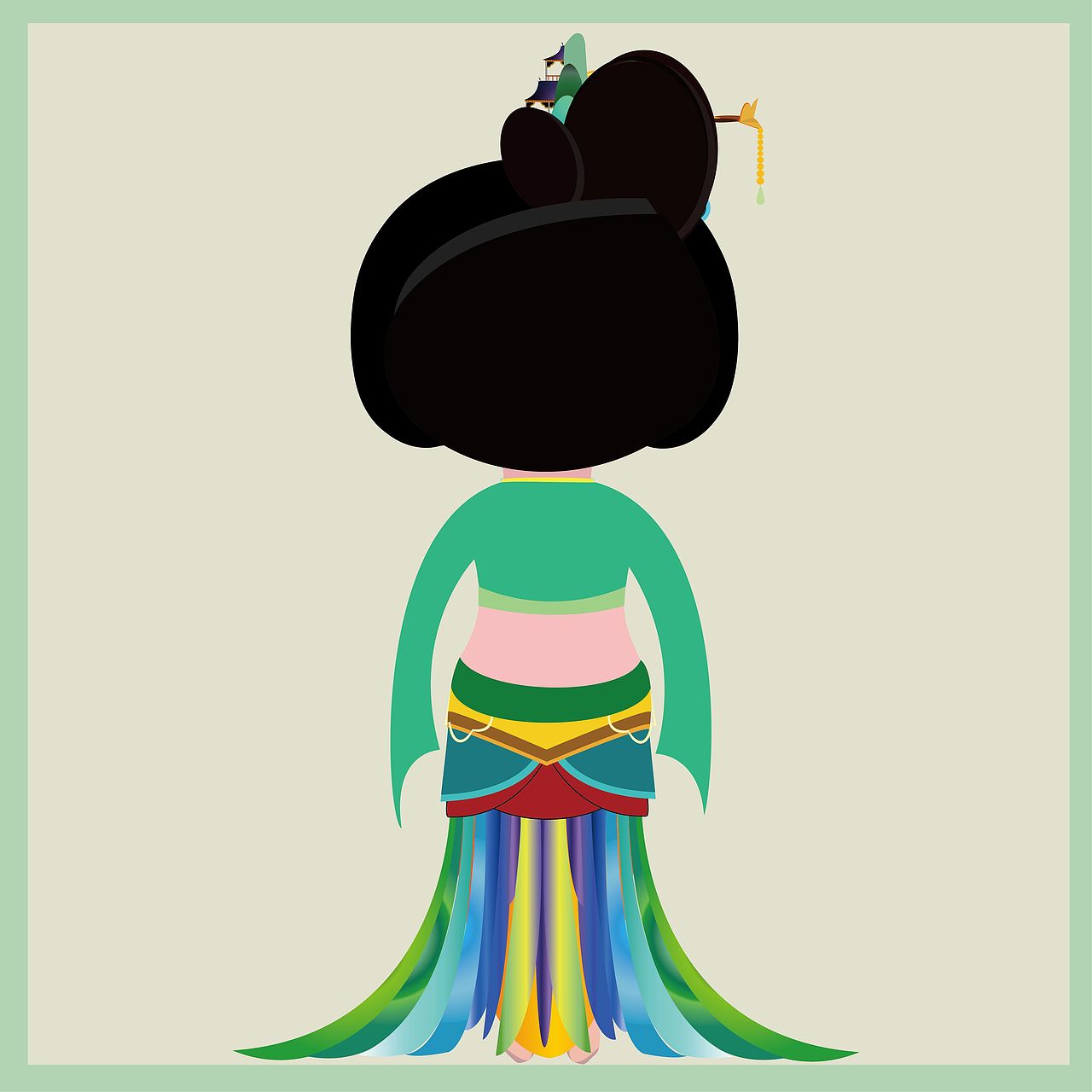 表情延展服饰细节原创作品平面ip形象敦煌ip宇宙波 x 元气森林 乳茶