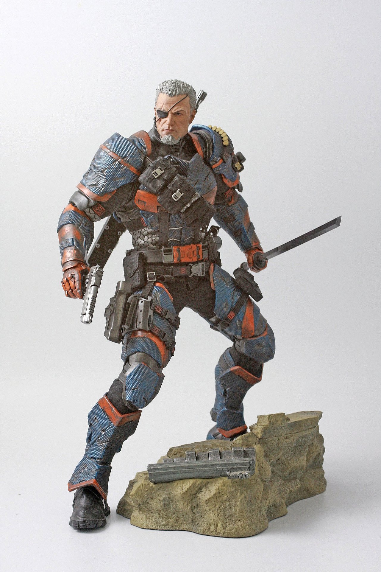 hottoys 阿卡姆骑士 丧钟 包胶素体改造 做旧|手工艺|手办/模玩|眉间