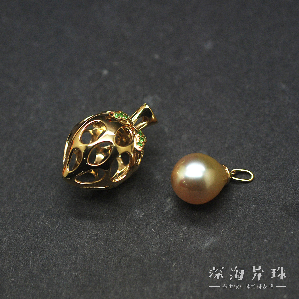 草莓异形珍珠首饰设计制作过程记录（图ZMTM2MDU3NjMy） - 首饰设计 - 站酷设计师代波军艺术珠宝原创素材 - 站酷ZCOOL