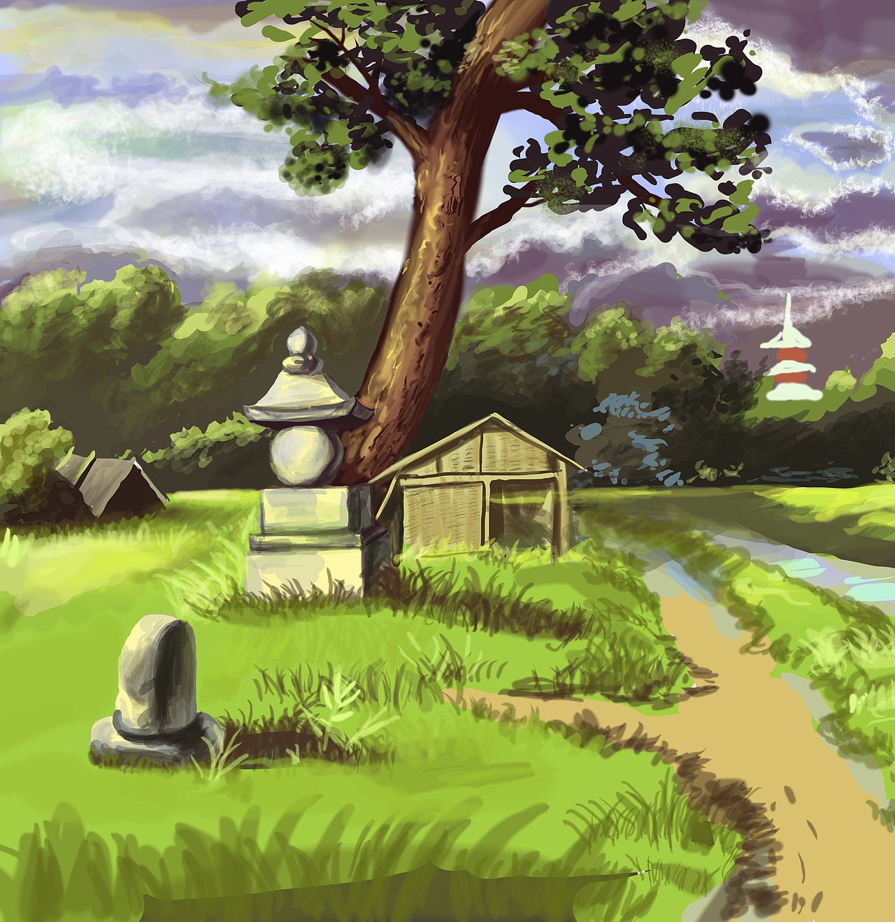 场景临摹练习（图ZOTY3ODk3Ng==） - 创作习作 - 站酷设计师chxjiao原创素材 - 站酷ZCOOL