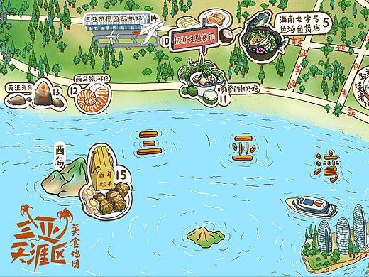 三亚天涯区美食地图