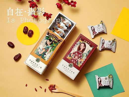 老金磨方 红糖 食品 姜 桂圆 红枣 黑糖 自在视觉