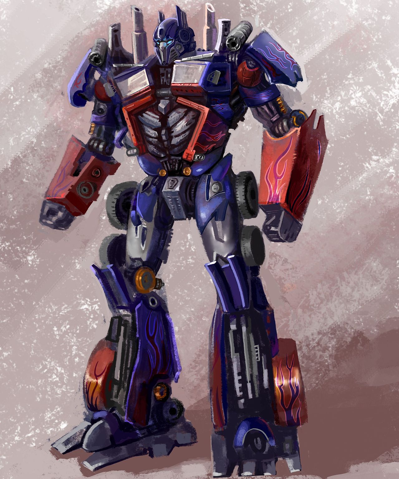 擎天柱 - 原创作品 - 站酷(zcool)