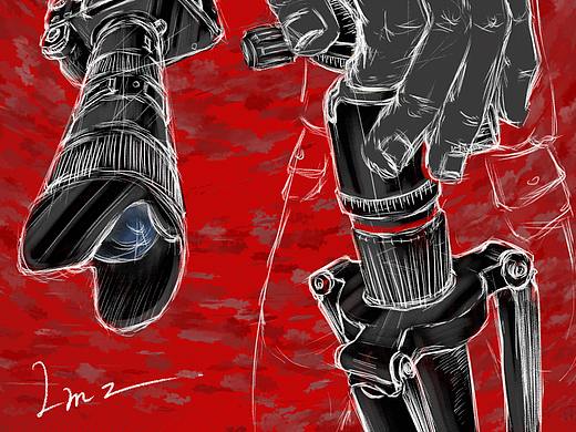 给同事画的创意插画（个人主页-ZNDA3NTAxMjg=） - 创作习作 - 站酷设计师画画小志原创素材 - 站酷ZCOOL