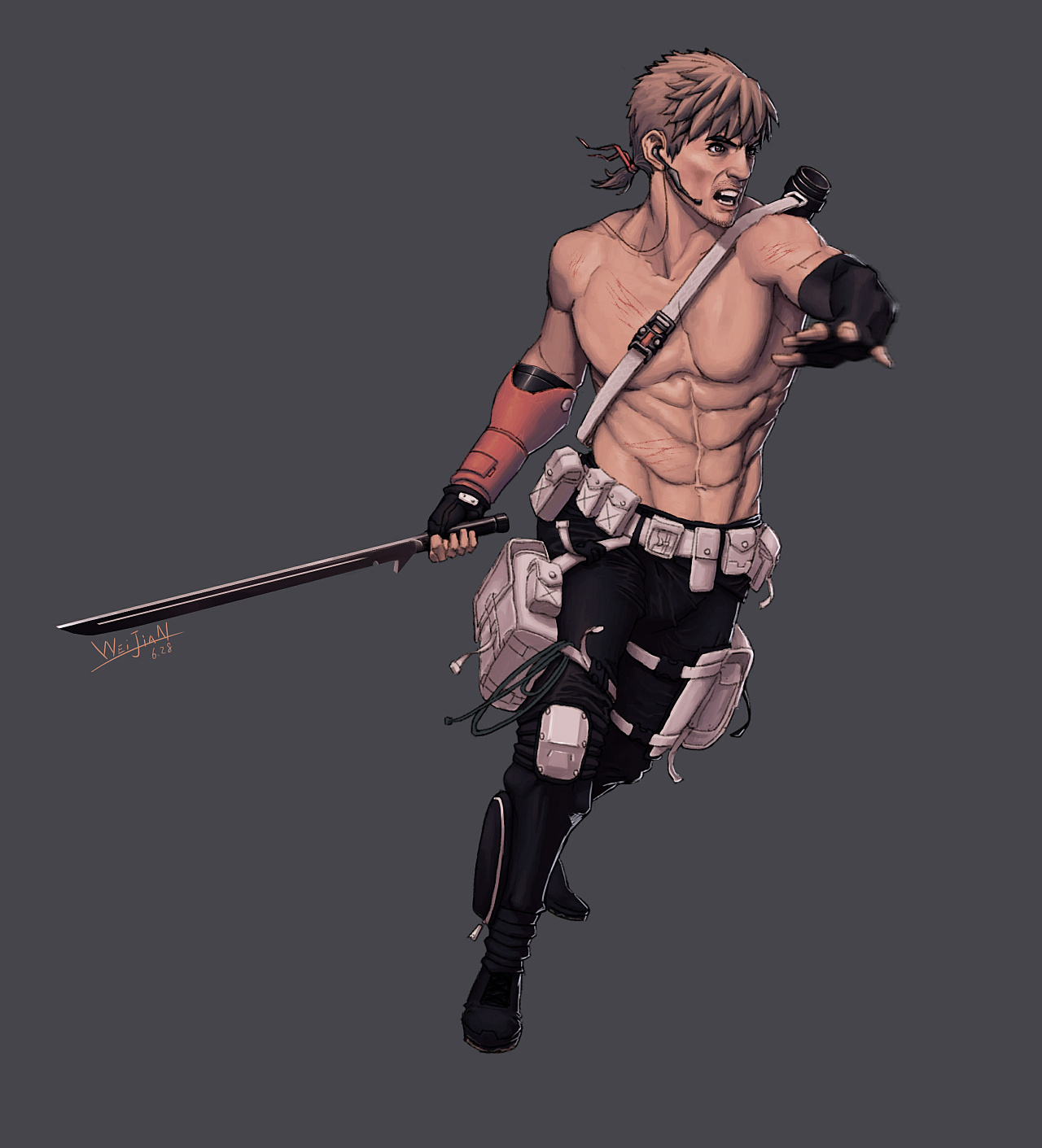 4年前 35 0 0 深圳  |  插画师 喜欢画肌肉,所以画一下吧 原创