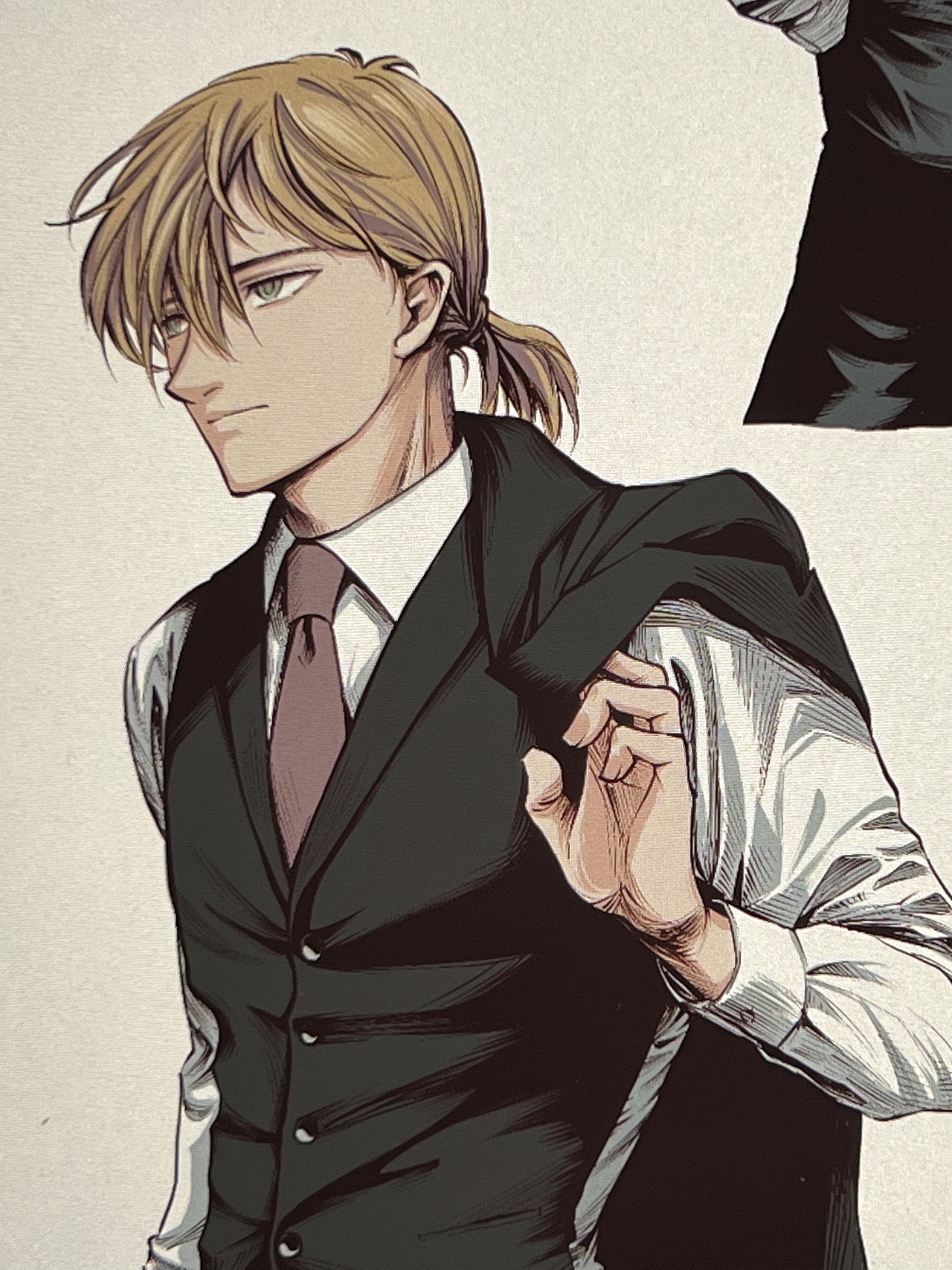 女性凝视 西装主题 漫画风 少年（图ZMjc0OTAwODcy） - 单幅漫画 - 站酷设计师诚星s原创素材 - 站酷ZCOOL