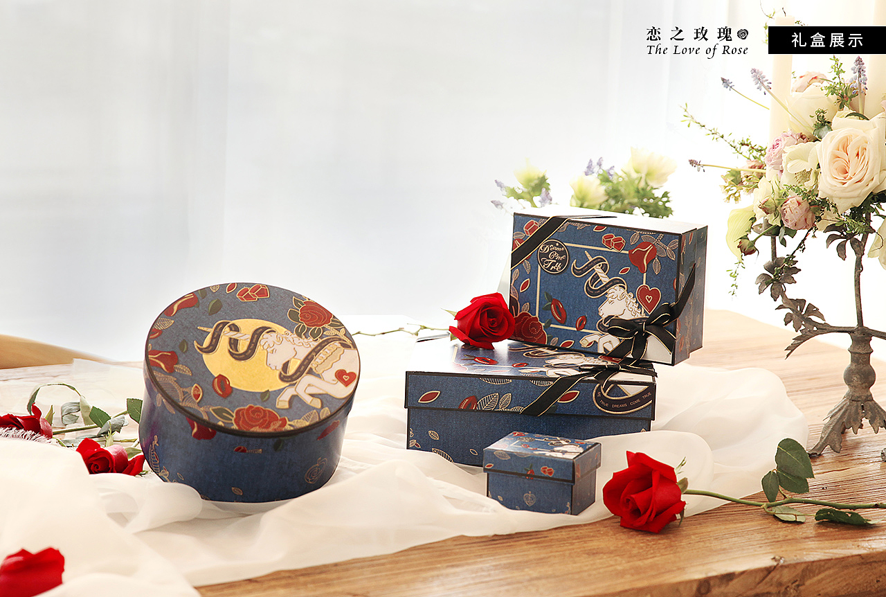 【方森园】当独角兽遇到玫瑰——《恋之玫瑰》（图ZMTM1NjEzMzcy） - 包装 - 站酷设计师方森园包装原创素材 - 站酷ZCOOL