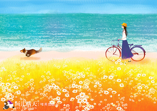 画儿晴天插画作品《悠悠花巫》（图ZNjQ0MTQ2NA==） - 创作习作 - 站酷设计师画儿晴天原创素材 - 站酷ZCOOL