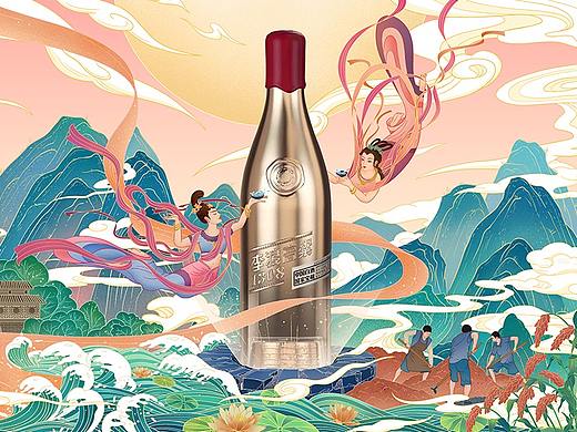 《古韵流传》李渡高粱1308（个人主页-ZNTI3MjE4MzI=） - 海报 - 站酷设计师玉煌原创素材 - 站酷ZCOOL