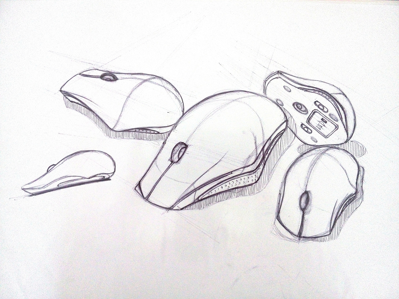 工业设计手绘稿练习|工业/产品|工业用品/机械|蓝枫爱 - 原创作品