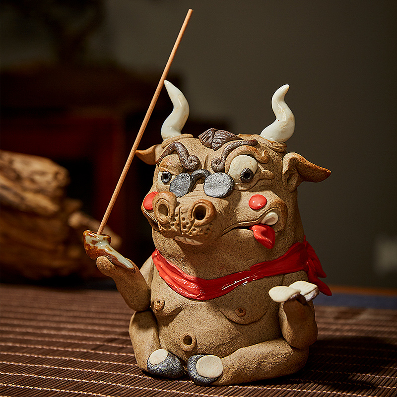 看匠出品 陶艺教学 还原传统文化十二生肖《牛爷爷》