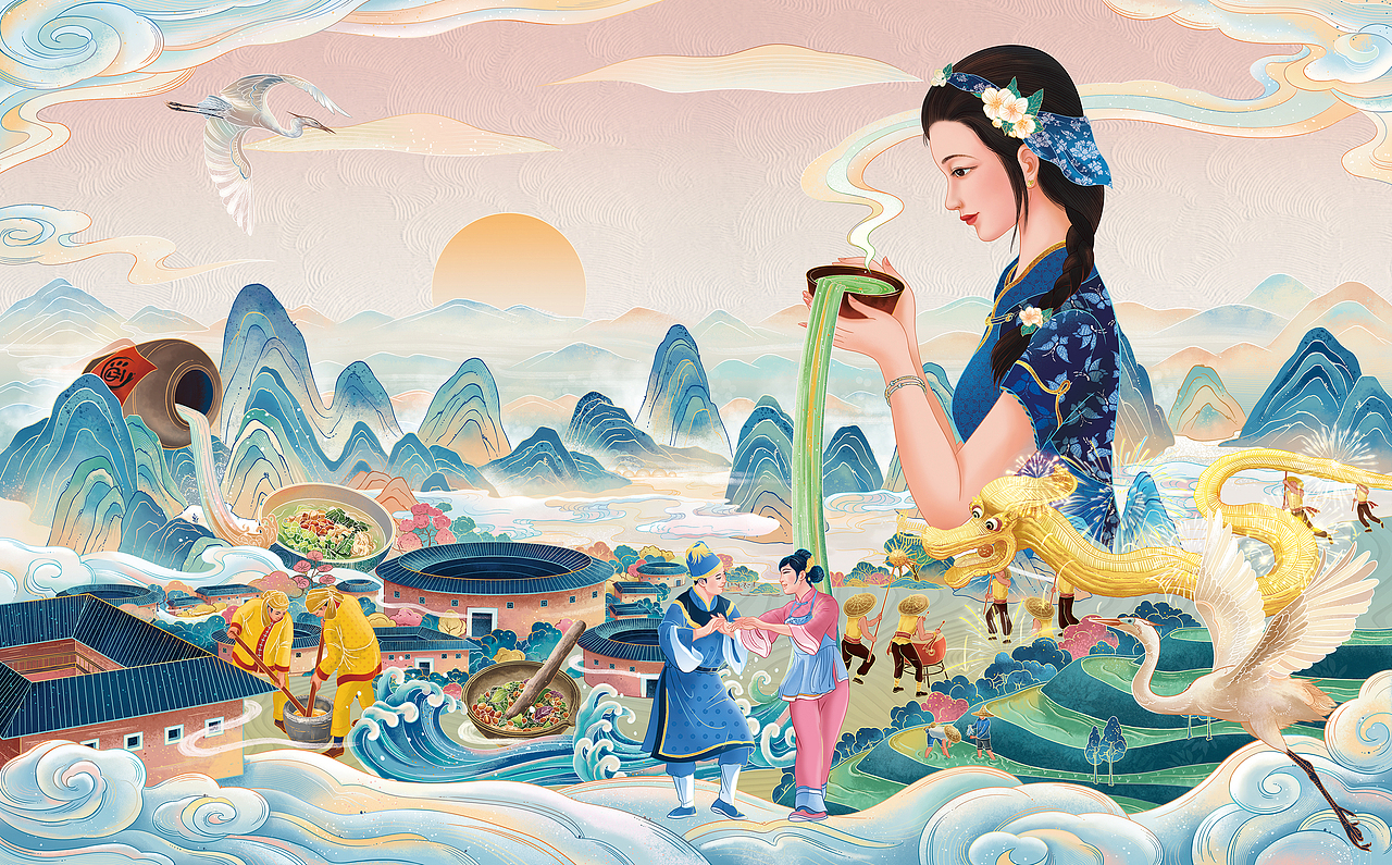 【西藏旅说+海陆空】商稿小合集（图ZMjc4NDcxODQw） - 商业插画 - 站酷设计师唐意TY原创素材 - 站酷ZCOOL