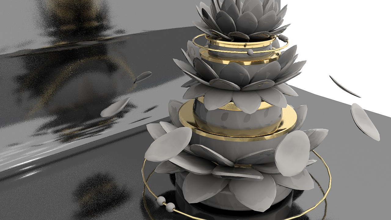 C4D 练手 | 莲花台（克隆工具）（图ZMjMwMzA3OTA0） - 场景 - 站酷设计师鲮公原创素材 - 站酷ZCOOL