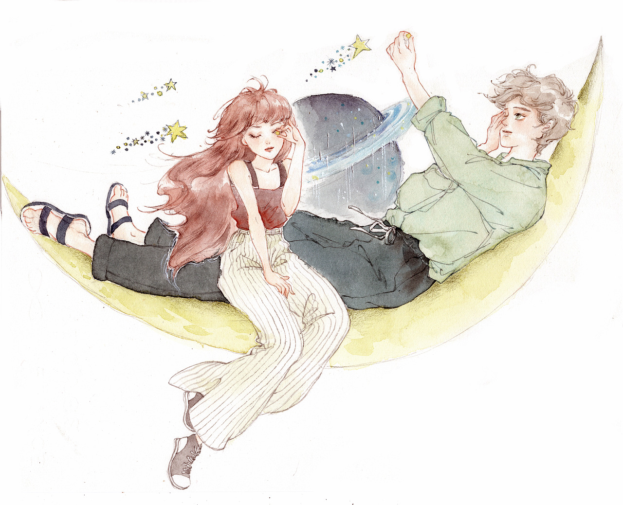 少年（图ZMjY5OTUwNDA0） - 创作习作 - 站酷设计师emmiliu原创素材 - 站酷ZCOOL