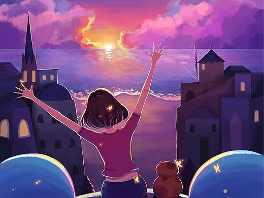 夕陽(yáng)（個(gè)人主頁(yè)-ZNDY1OTU0NzI=） - 創(chuàng)作習(xí)作 - 站酷設(shè)計(jì)師森檸原創(chuàng)素材 - 站酷ZCOOL