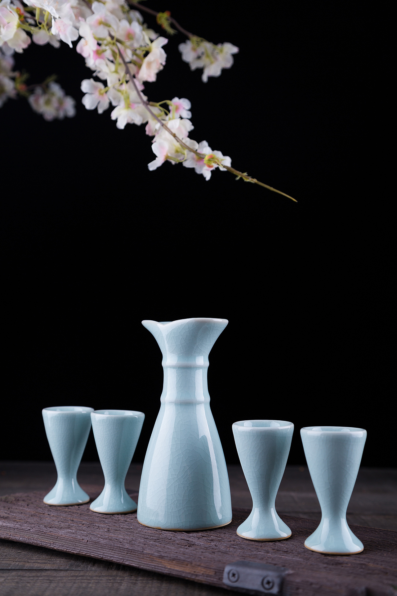 汝瓷酒杯拍摄 酒具拍摄