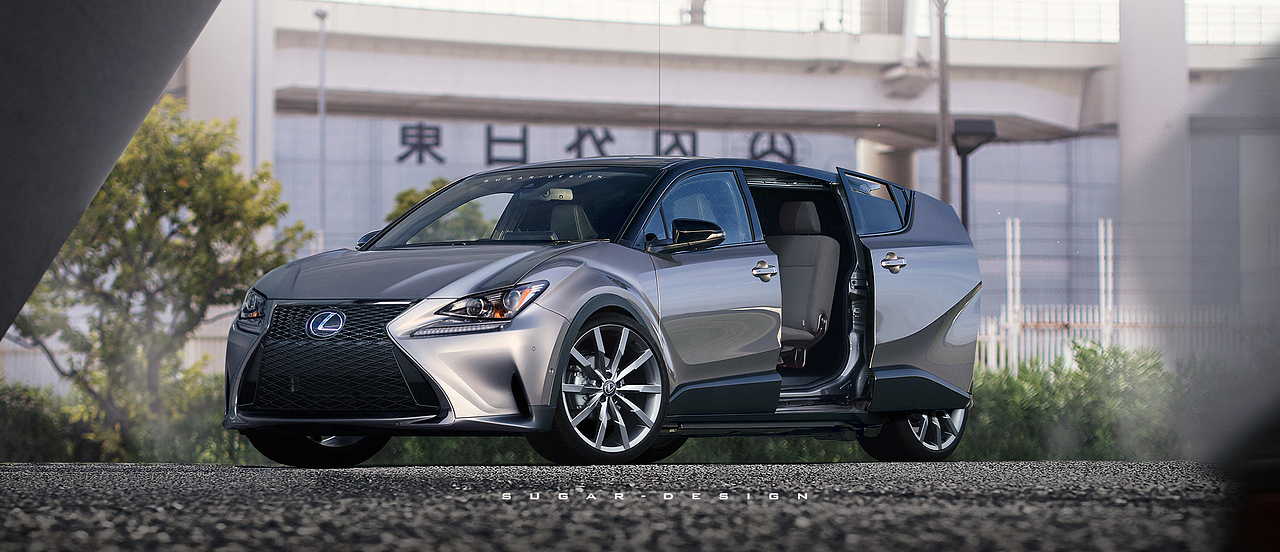 Lexus S.F-A，S.F-A是因为这款车设计之初想贴顺丰标来着。因为个人觉得顺丰和雷克萨斯的企业理念比较接近