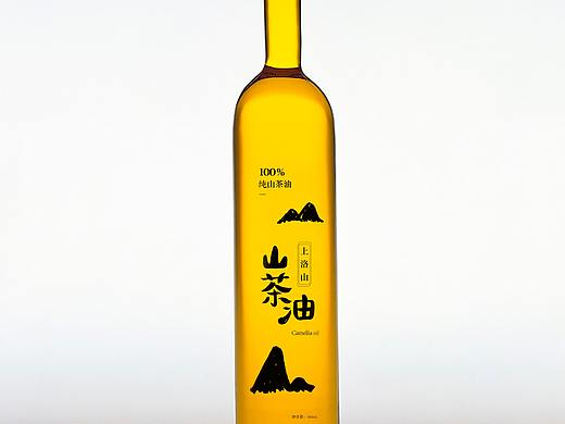 上洛山·山茶油 品牌字体设计+包装设计