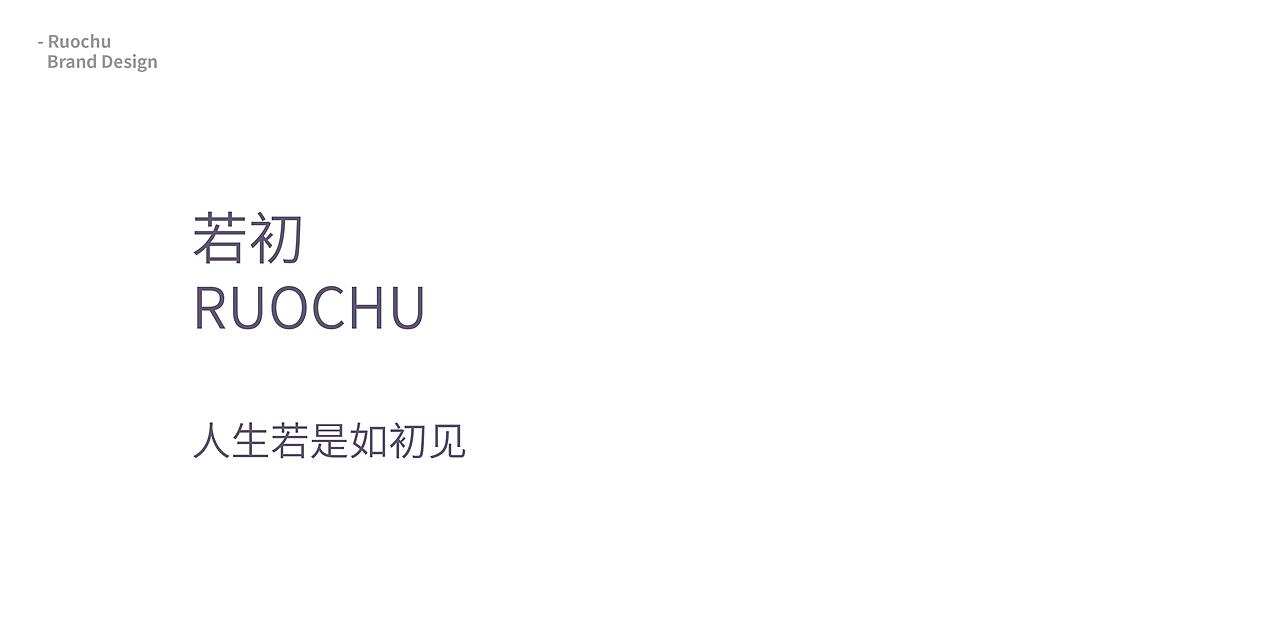 RUOCHU BRAND 品牌方案