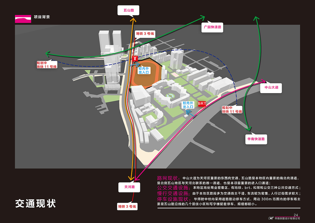华师附中足球场半地下室豪车展销设计