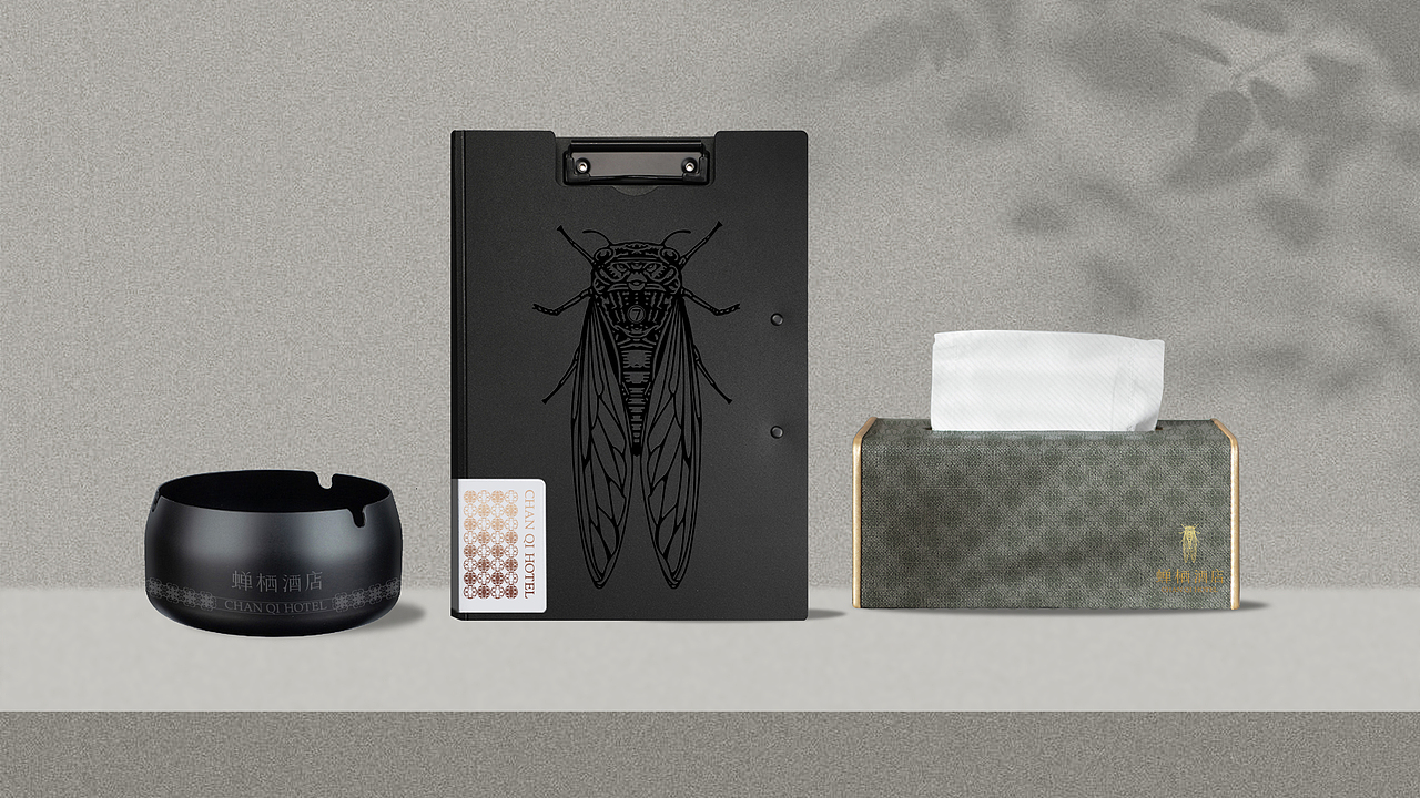 【霈约文化】蝉栖酒店品牌logo视觉方案展示（图ZMzIxMDE0Njky） - 品牌 - 站酷设计师霈约文化原创素材 - 站酷ZCOOL