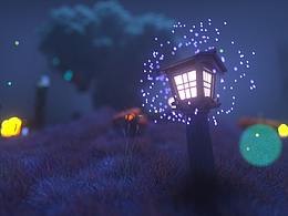 溫馨恐怖小夜景