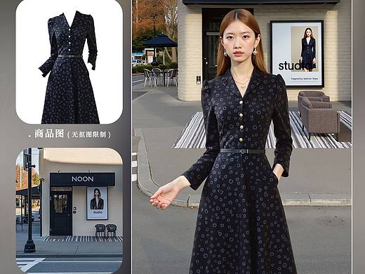 低成本商拍  ai模特穿指定衣服（🈶课）