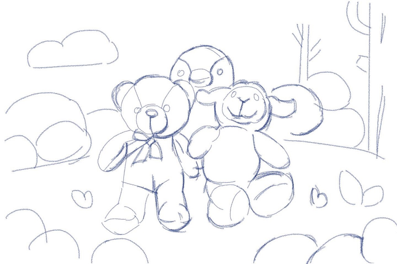 小熊小羊小企鹅鸭