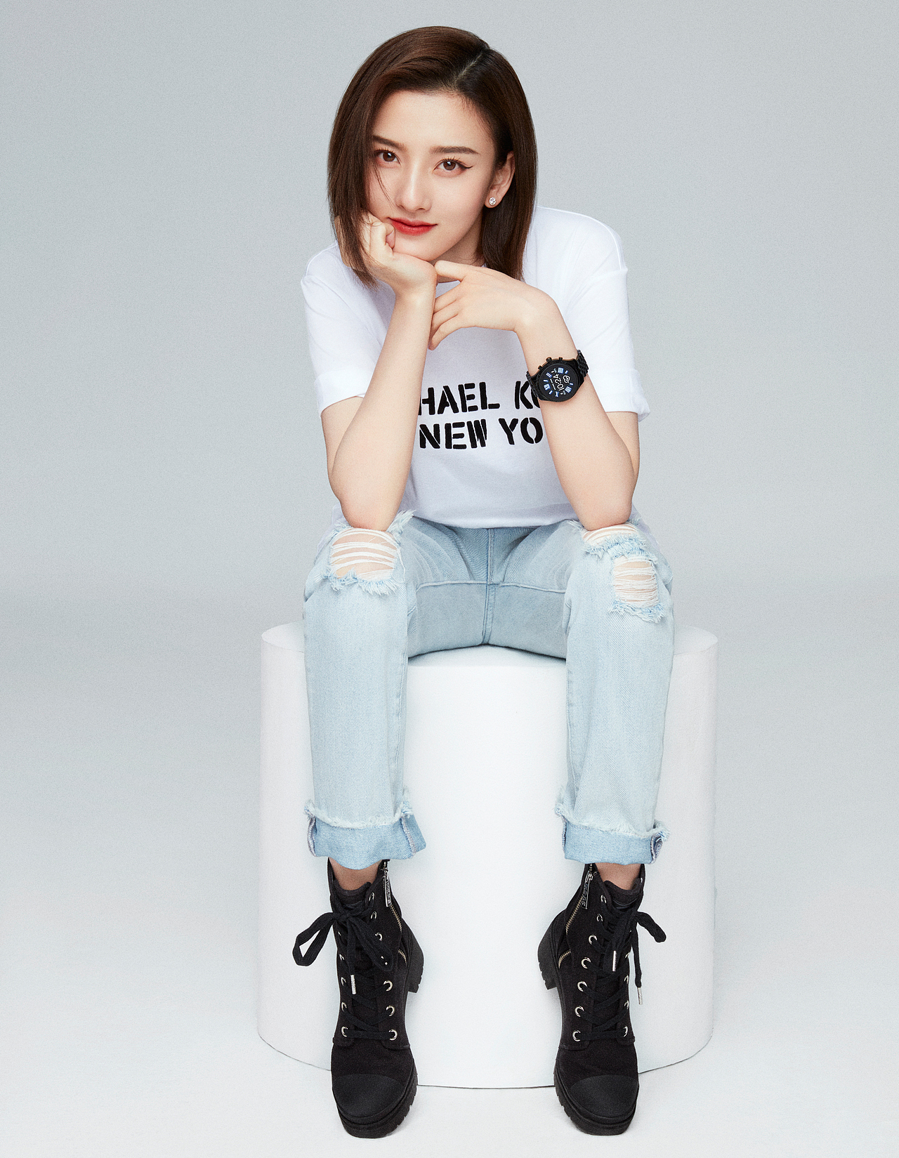 宋祖儿MICHAEL KORS（图ZMjcyNDIyMjky） - 人像摄影 - 站酷设计师修图师Dahai大海原创素材 - 站酷ZCOOL