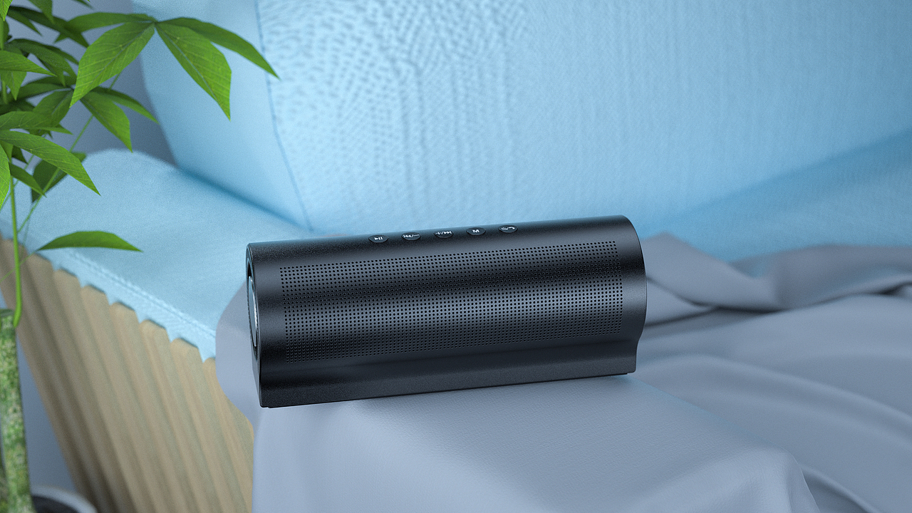 蓝牙音箱场景渲染（图ZMTQ3NjEyMzky） - 场景 - 站酷设计师豆腐二原创素材 - 站酷ZCOOL