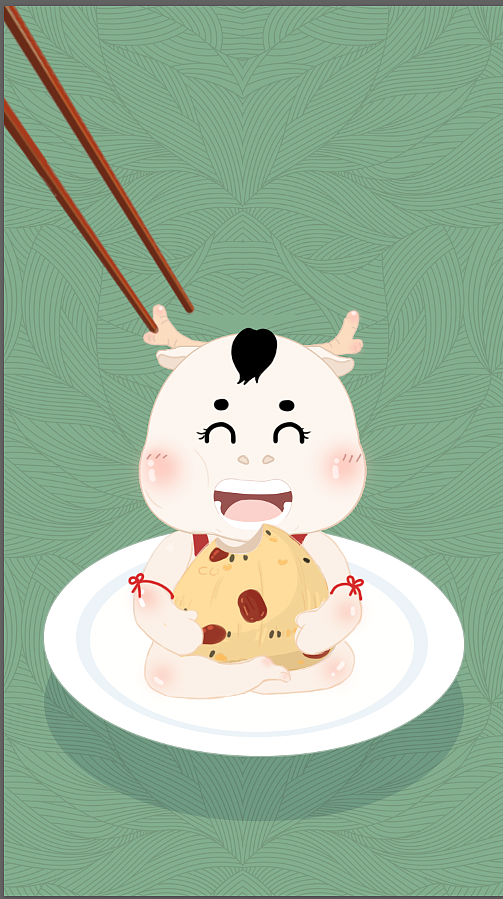 2018 PS手绘插画海报（图ZMTE3NDg5Mzky） - 海报 - 站酷设计师咖喱陈原创素材 - 站酷ZCOOL