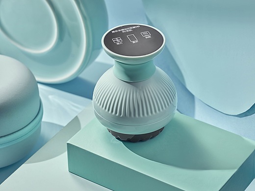 一组几何场景产品拍摄