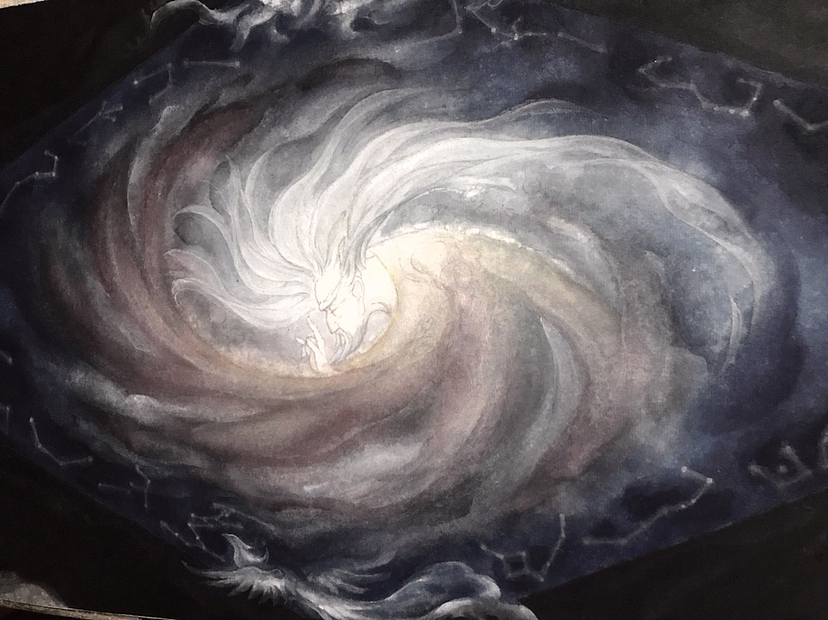 原稿为实拍手绘过程(未完成)