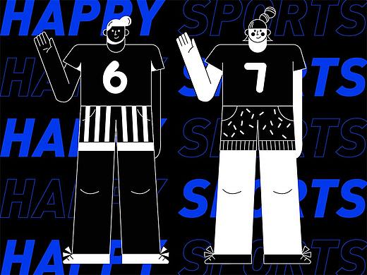 矢量扁平插画练习