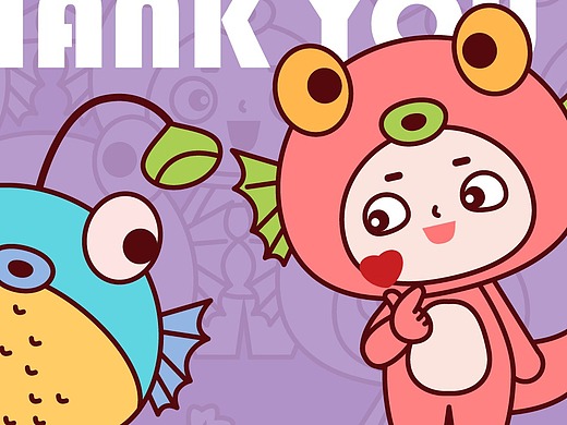 鱼小小卡通ip形象设计