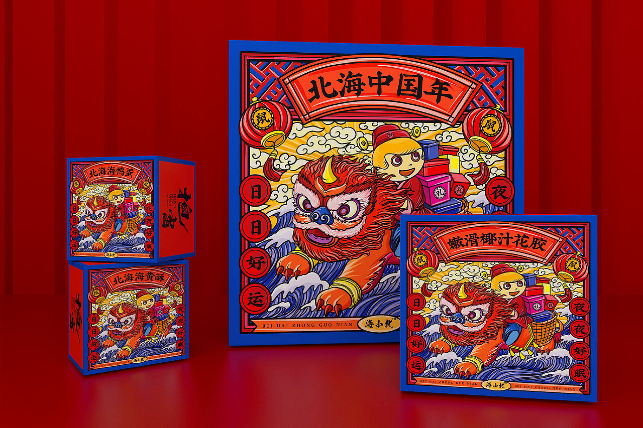 猴子IP国潮包装设计