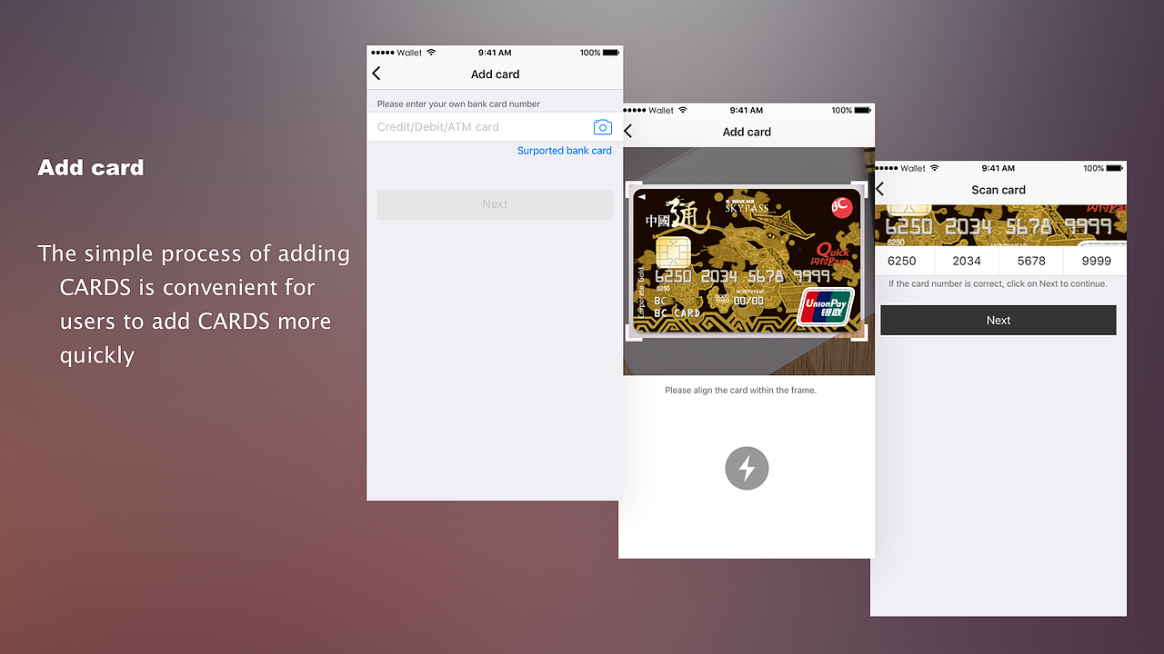 Unionpay International Wallet（图ZMTIwMzk0NDgw） - 交互/UE - 站酷设计师Jettyma原创素材 - 站酷ZCOOL
