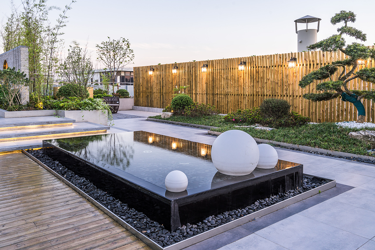 张江高科屋顶花园景观摄影