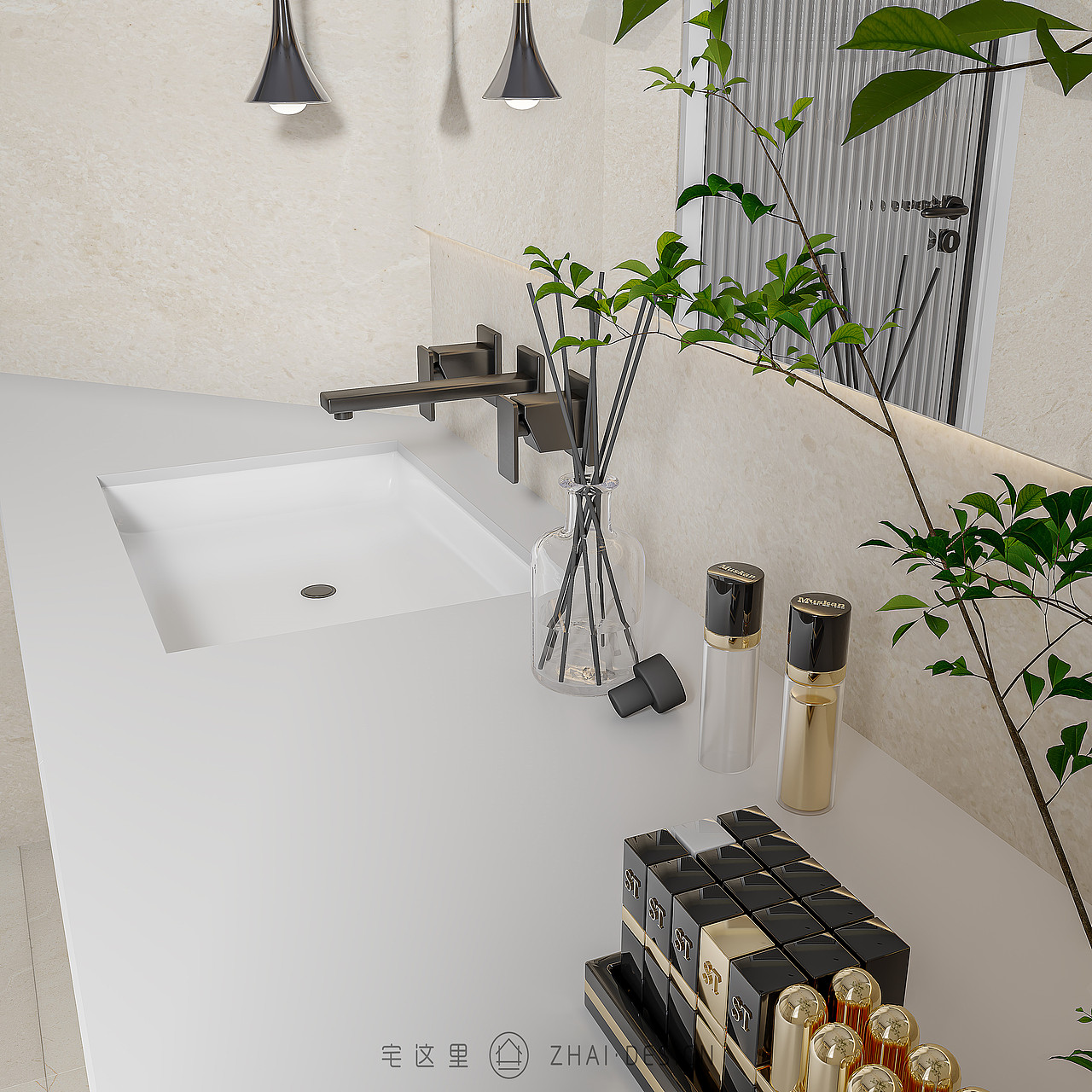 汕头 | 岩灰 | 现代（图ZMjgwNDE4MTU2） - 家装设计 - 站酷设计师宅这里设计原创素材 - 站酷ZCOOL