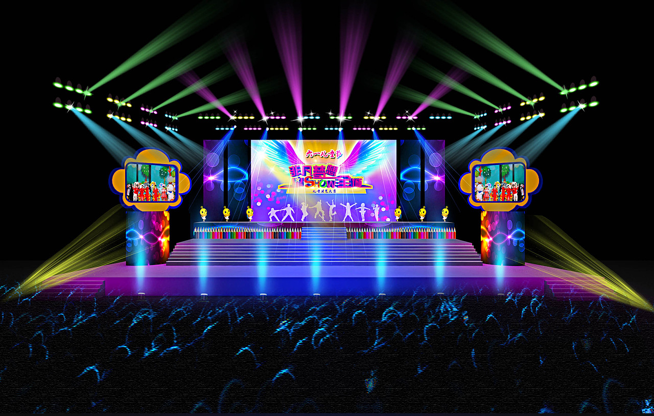 六一儿童节舞美|空间|舞台美术|bray739863139_原创作品-站酷zcool