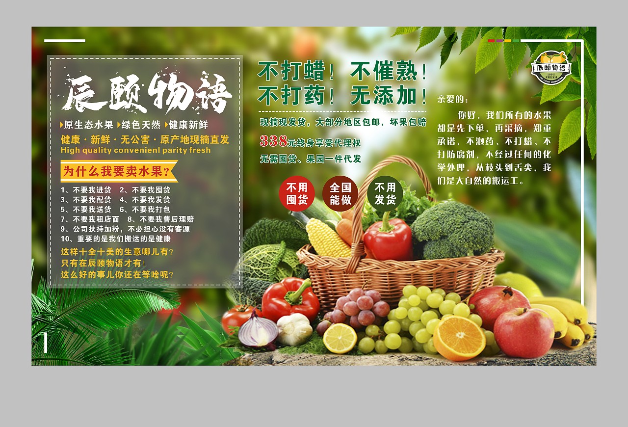 水果宣传海报+展架画面（图ZMjE5ODUyOTAw） - 海报 - 站酷设计师鲨士比亚08原创素材 - 站酷ZCOOL