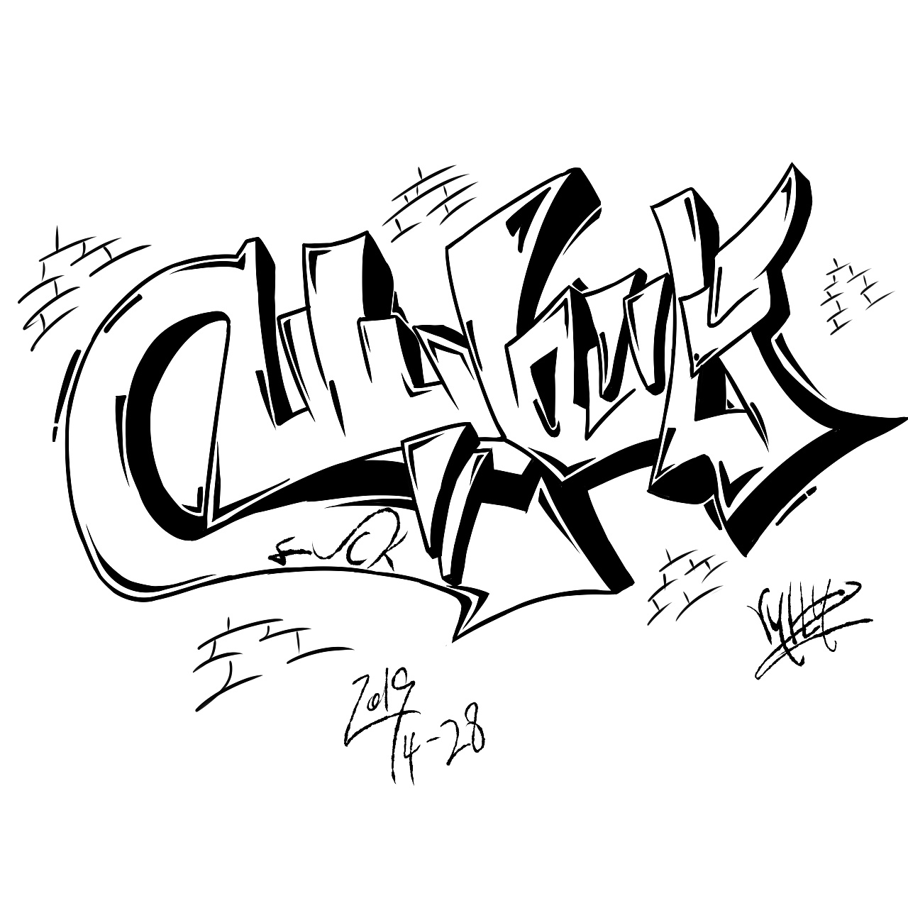 电影字体设计 x 涂鸦字练习