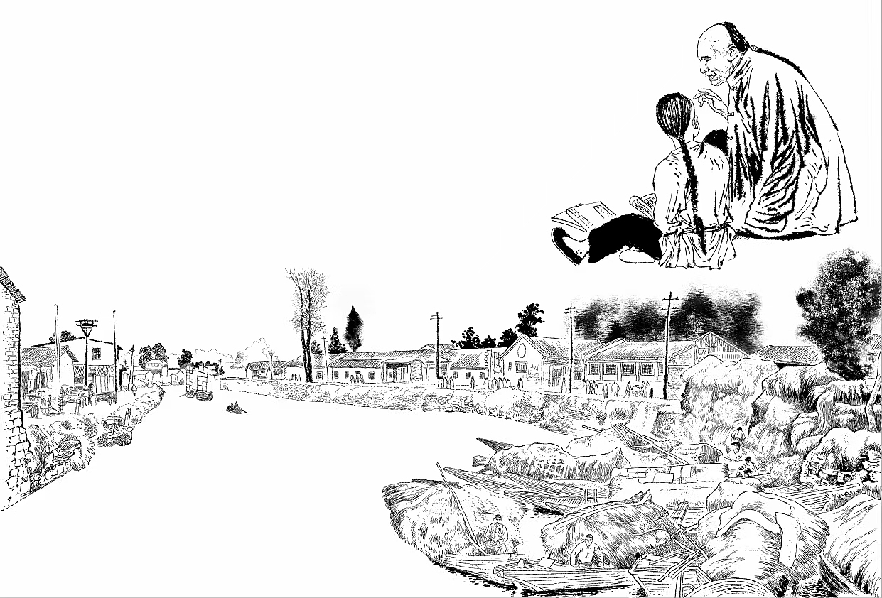 写实老连环画 党建连环画 抗战连环画 人物线描速写（图ZMjQyNDU3MDAw） - 商业插画 - 站酷设计师肖刚漫画原创素材 - 站酷ZCOOL