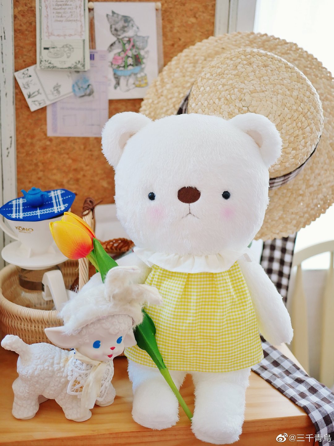 苏小妙原创自制毛绒玩偶--朵朵/妖妖/珍珍