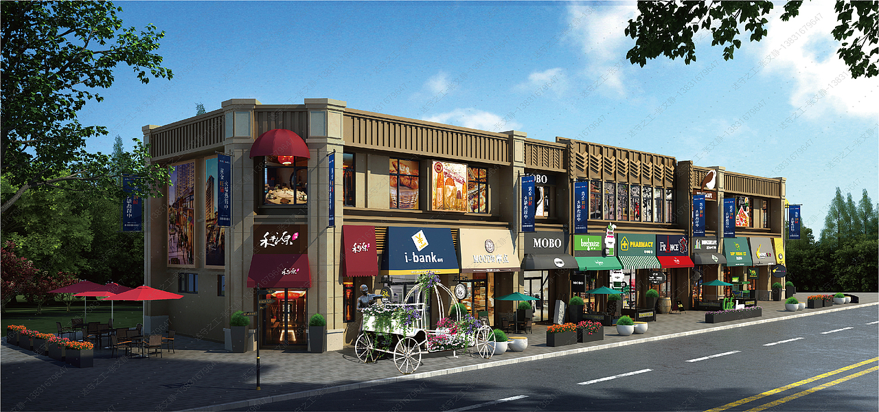 地产商业街房地产商业空间商铺设计（一）（图ZMjQ5Mjc0Mjk2） - 商业空间设计 - 站酷设计师述守之工全案设计原创素材 - 站酷ZCOOL