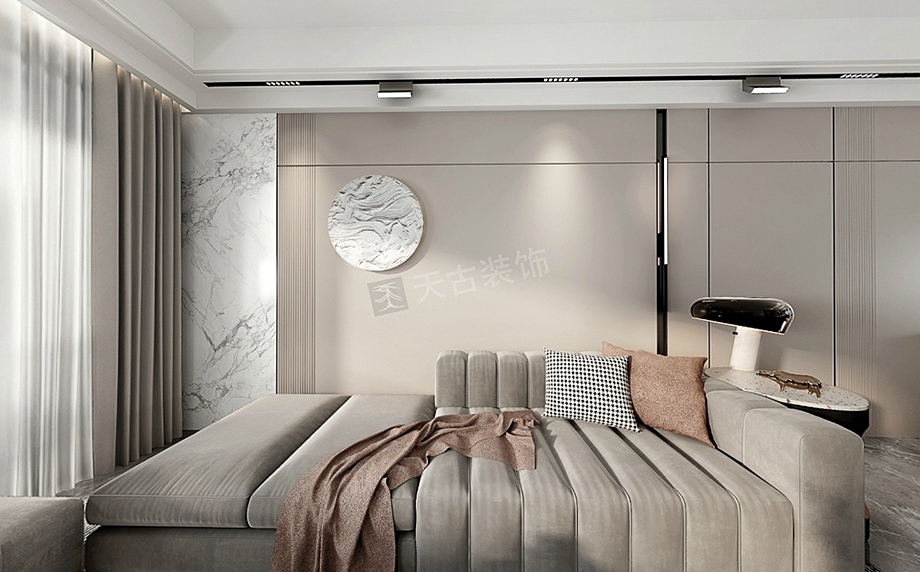 重庆铂悦澜庭装修案例,现代简约风格设计效果图