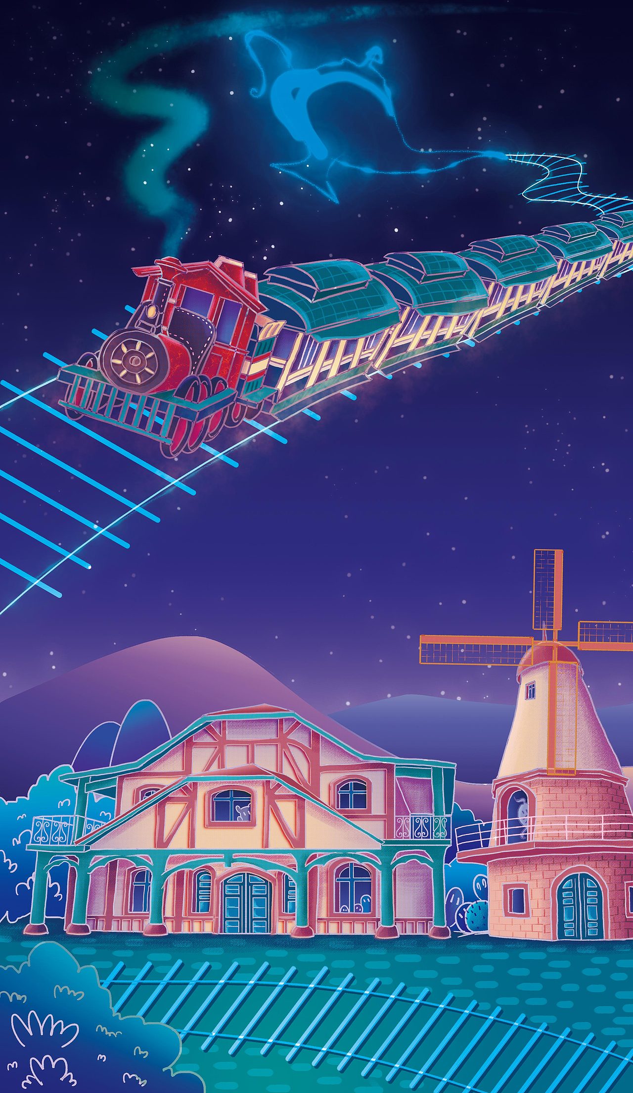 一千零一夜系列创意插画设计与运用