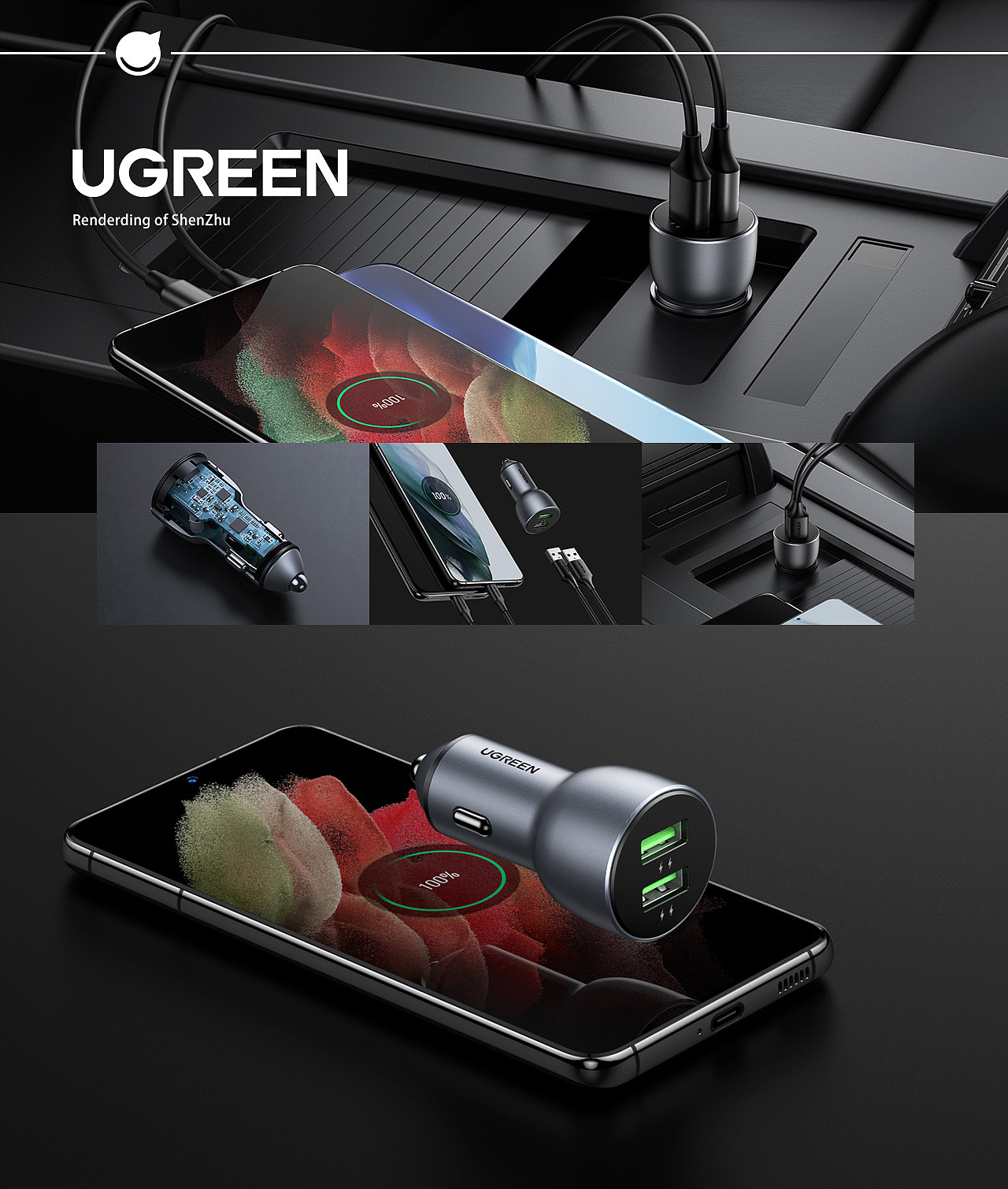 Rendering of UGREEN N.2（图ZMjY4NjUwNjU2） - 产品 - 站酷设计师阿D神猪原创素材 - 站酷ZCOOL