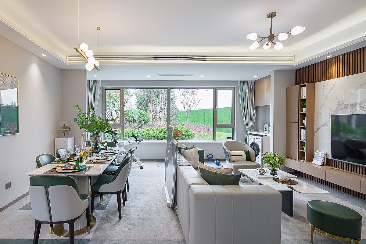 售楼处摄影 | 西安绿地智创金融谷售楼处+3样板间